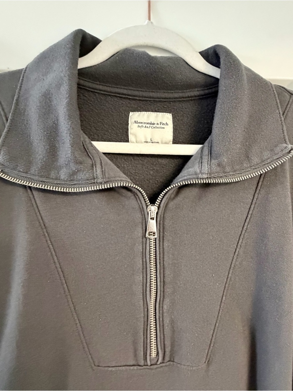 Abercrombie & Fitch Soft AF Collection Set of 2 Half-Zip Sweatshirts Size Large - Picture 4 of 4